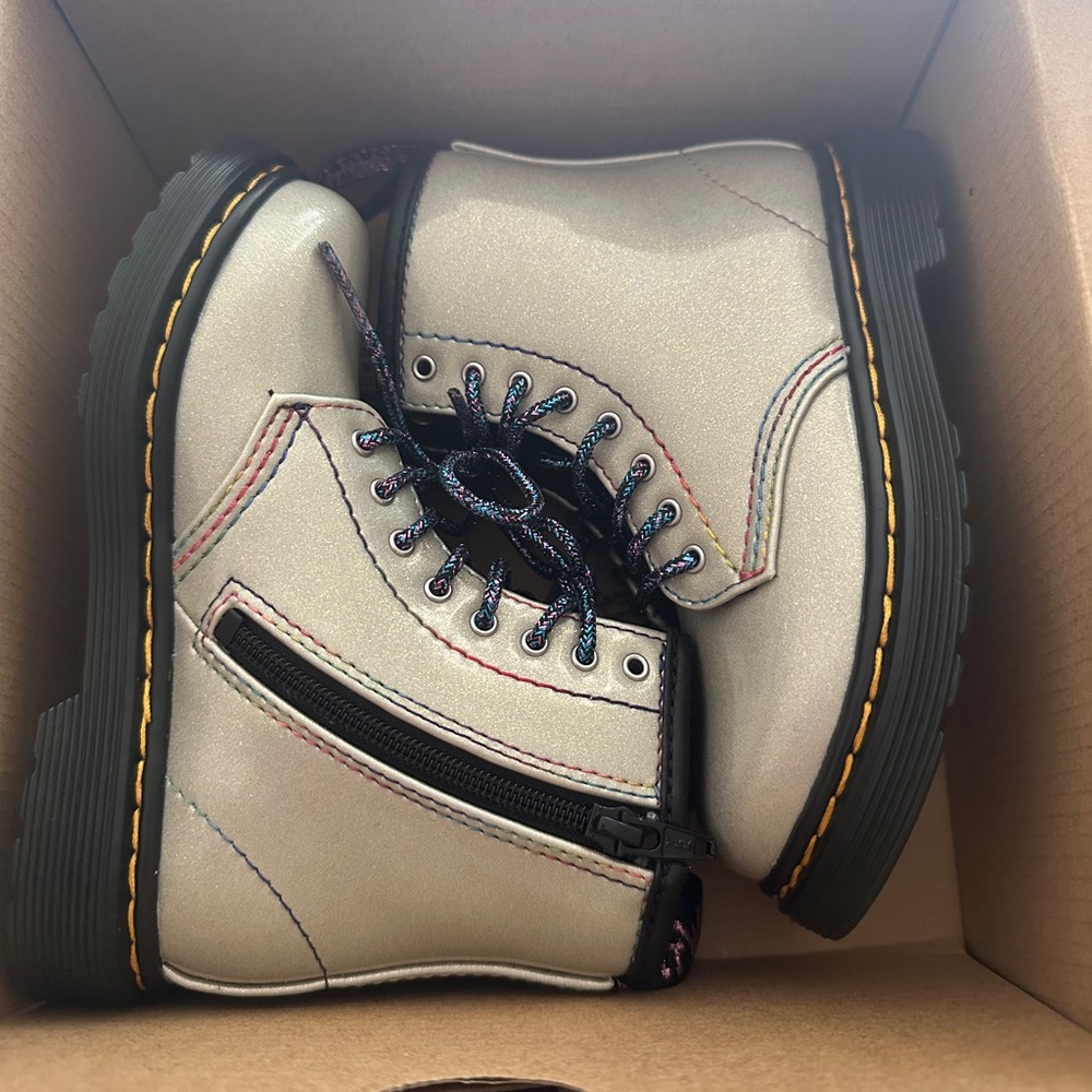 Doc Marten 1460 Silver - Toddler